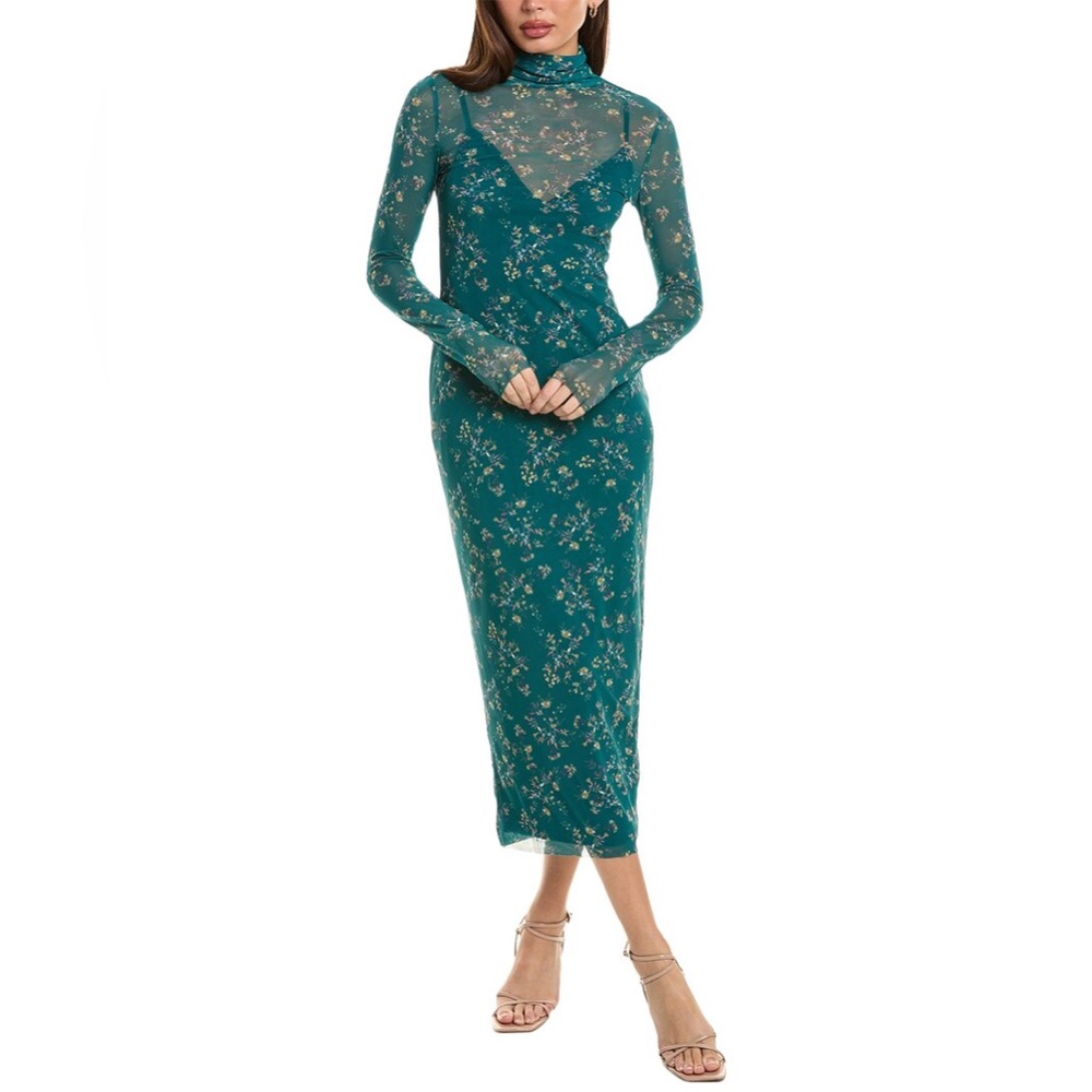 AFRM Shailene Mesh Dress with under dress - Size M
